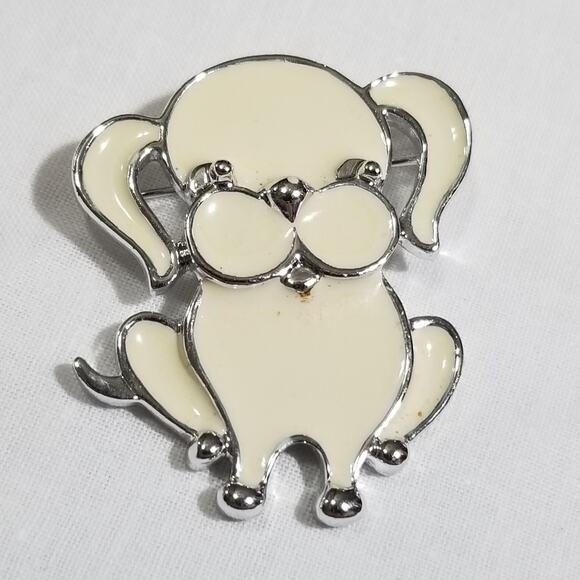 Vintage Sarah Coventry puppy pin - Picture 2 of 6